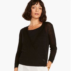 NWT Nic+Zoe 4 way convertible cardigan in black onyx - 2X